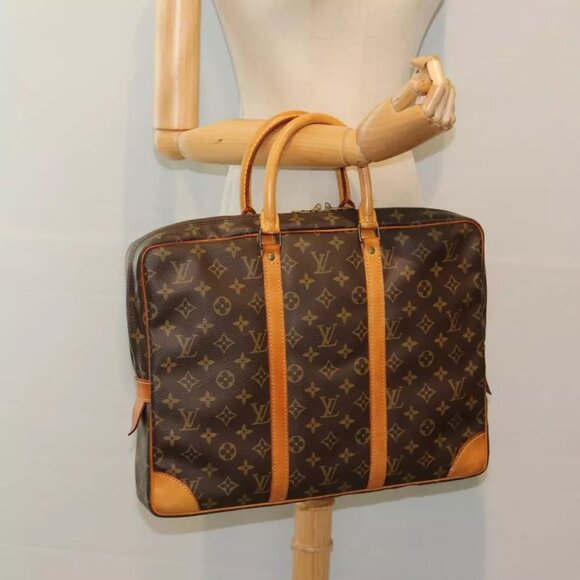 LOUIS VUITTON Monogram Porte Documents Voyage Business Bag M53361 LV Auth - Picture 1 of 16